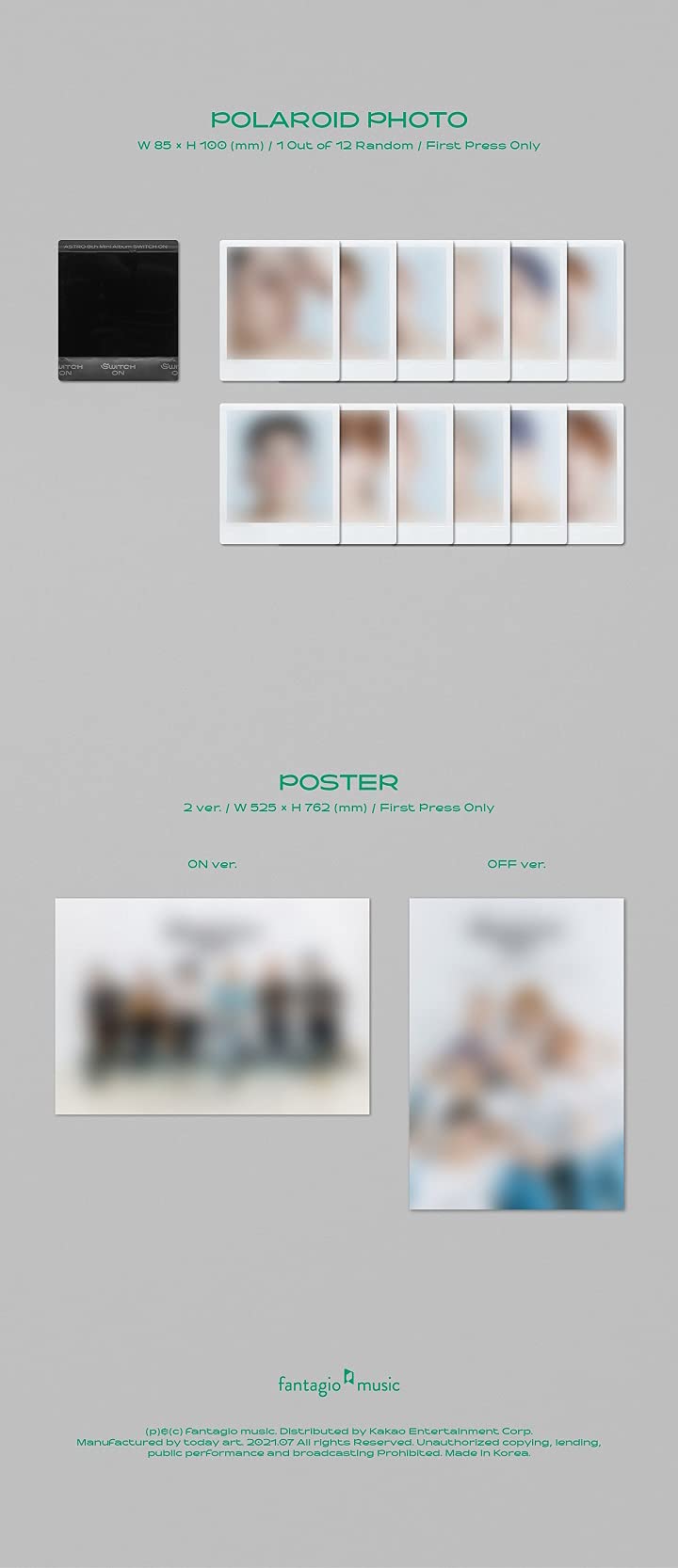 【ASTRO】SWITCH ON ONversion ASTRO 計8点 ASTRO - ASTRO [ SWITCH ON ] 8th Mini Album [ ON + OFF ] 2